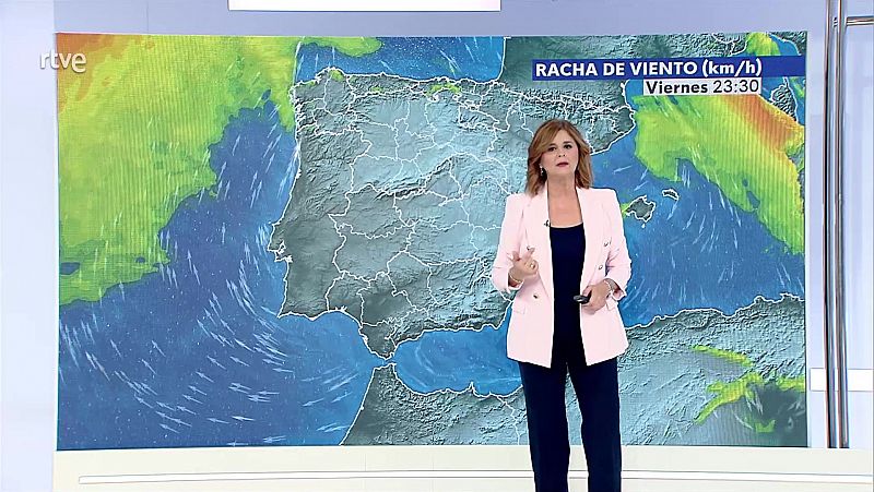 Viento fuerte con rachas muy fuertes en litorales de Galicia, cantábricos y mediterráneos - ver ahora