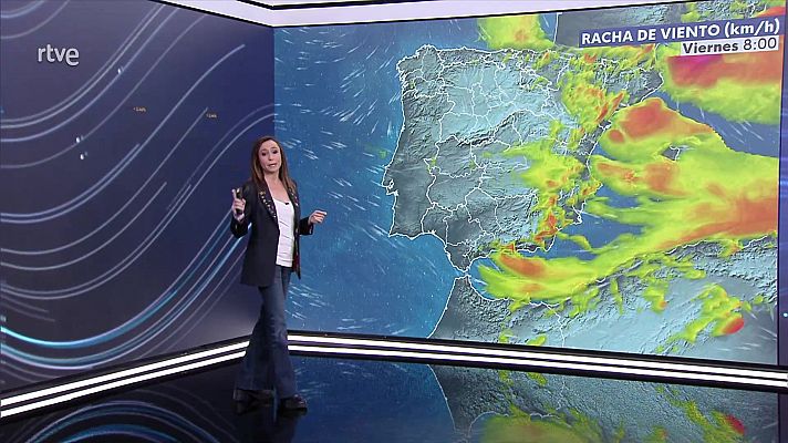 Tormentas en el entorno de las islas Canarias