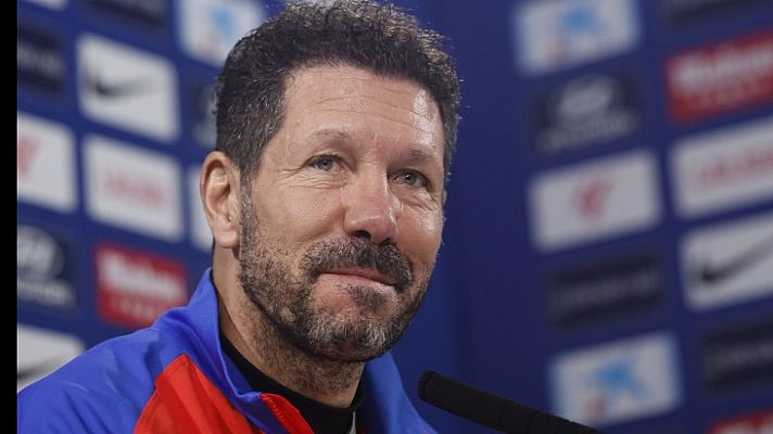 Fútbol - Simeone: "Soy un agradecido al Atlético de Madrid por estos 700 partidos"