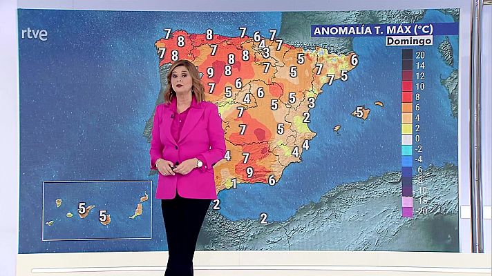 El tiempo - Heladas localmente fuertes en Pirineos al final del día