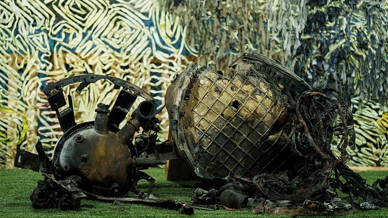 Kiev analiza los restos del misil balístico ruso | Ver
