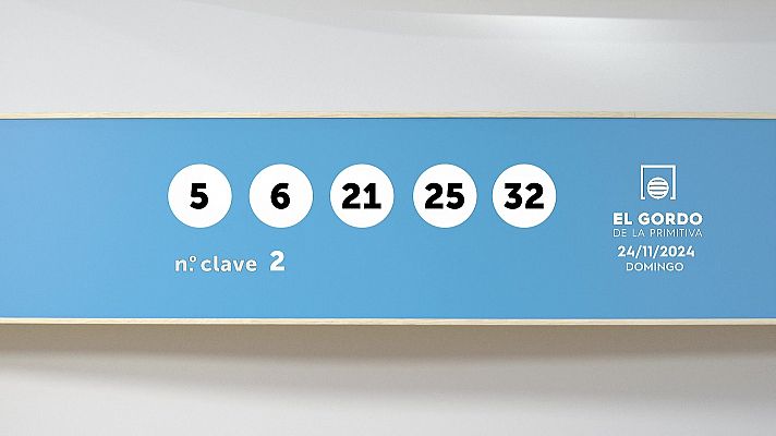 SELAE - Sorteo de la Lotería Gordo de la Primitiva del 24/11/2024