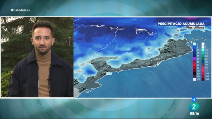 El temps - Dilluns rúfol, amb pluja i vent, abans d'una setmana més estable