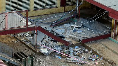 Investigan la muerte de un operario en Massanassa al derrumbarse parte de un colegio