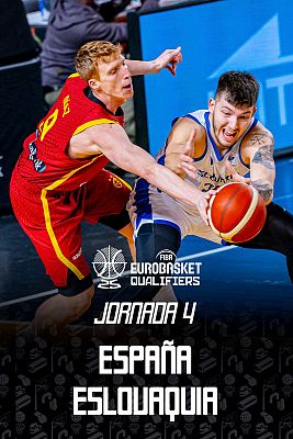 Baloncesto en RTVE - Clasificación Campeonato de Europa Masculino. 4ª Jornada: España - Eslovaquia