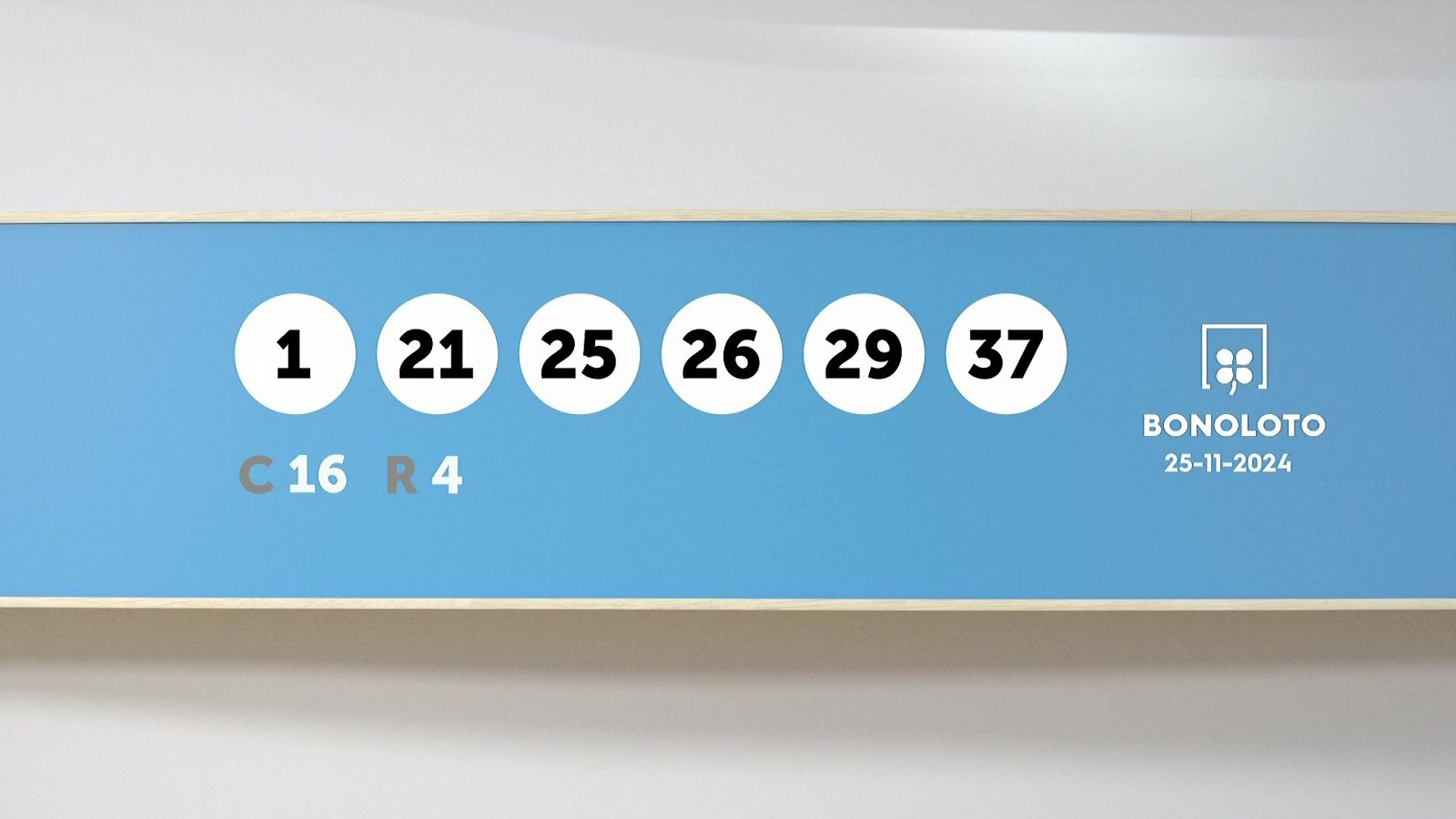 Sorteo de la Lotería Bonoloto del 25/11/2024 - Ver ahora