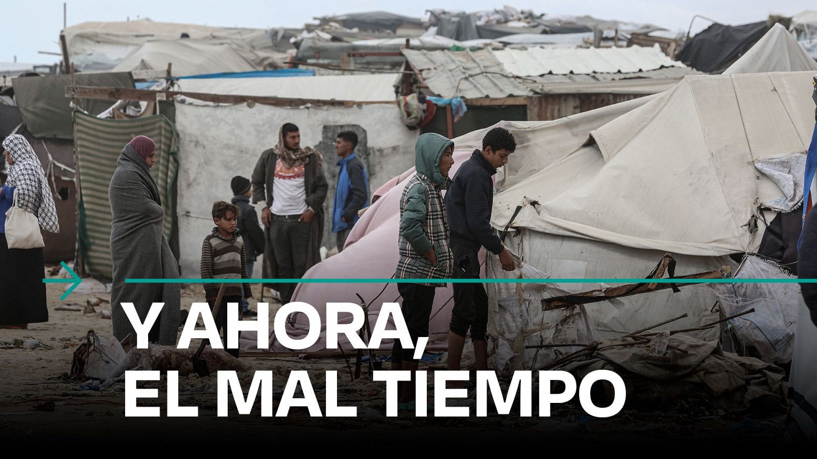 Gaza | Las inundaciones acaban con los campamentos en Muwasi - Modo Digital | Ver