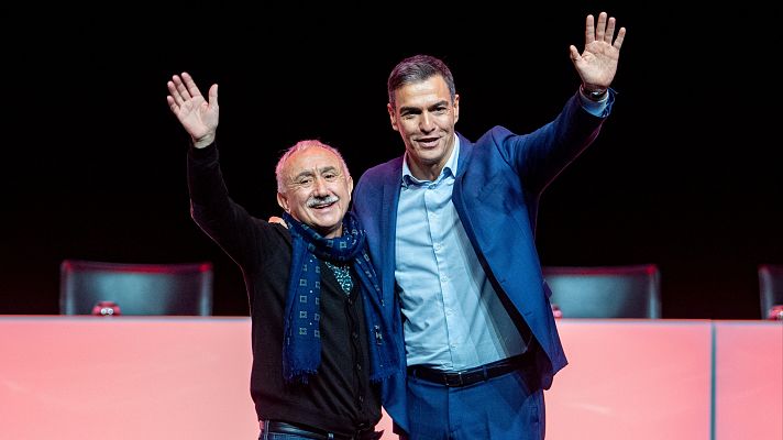 Telediario 1 - Sánchez reivindica los avances sociales frente "al bulo y la mentira" del PP