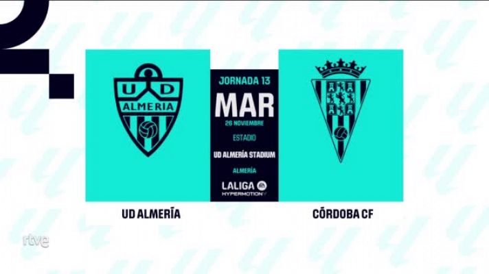 Almería - Córdoba: resumen partido 13ª jornada | Segunda