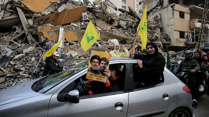 Telediario 1 - Alegría en Líbano y cautela en Israel: un alto el fuego lleno de dudas tras 14 meses de fuego cruzado