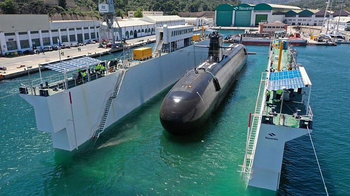 El submarino más moderno de la flota, el S-81 ‘Isaac Peral, llega a la Armada