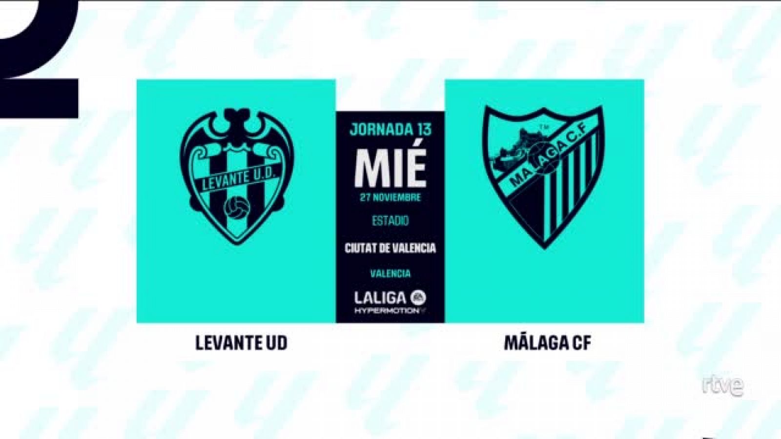 Levante - Málaga: resumen del partido de la 16ª jornada | Segunda