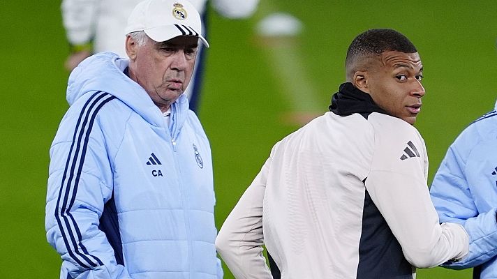 Carlo Ancelotti: "La  medicina para Mbappé es ser paciente"