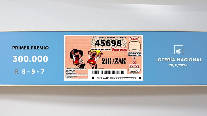 SELAE - Sorteo de la Lotería Nacional del 28/11/2024