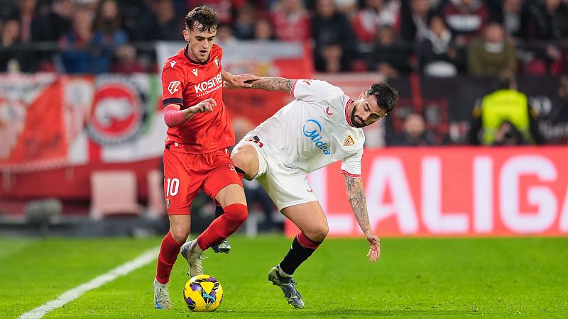 Sevilla - Osasuna: resumen del partido, 15ª jornada. Ver en RTVE Play