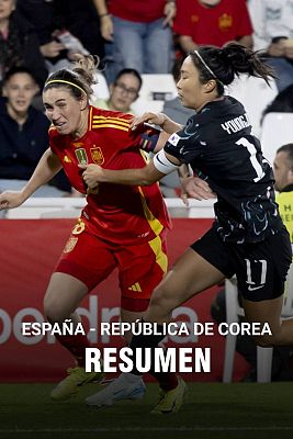  - Resumen del partido de selecciones: España - Corea del Sur (F)