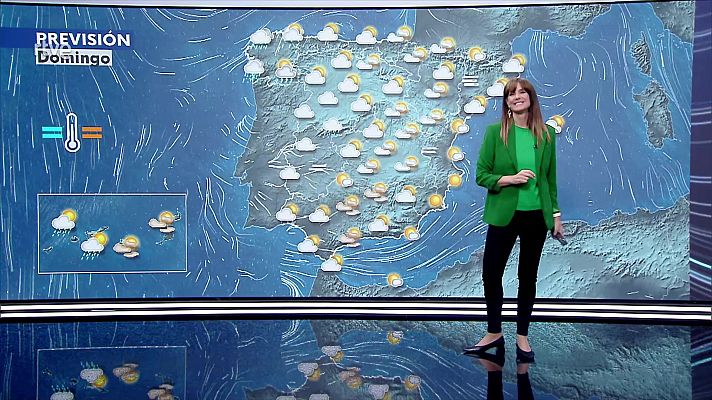 Intervalos fuertes de viento del sur así como precipitaciones con baja probabilidad de ser localmente fuertes en Galicia