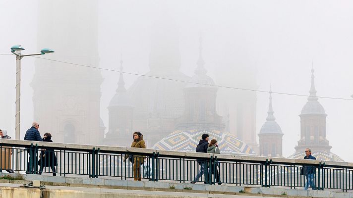 El tiempo - Ascenso de las temperaturas máximas y nieblas extensas