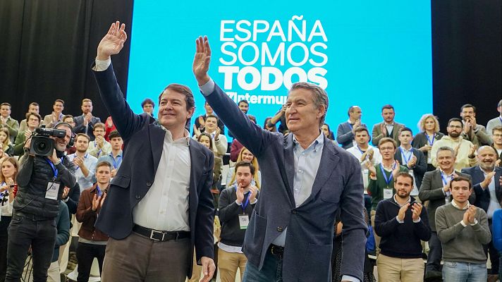 Feijóo carga contra los socialistas y pide a Sánchez que no dimita para que "le echen los españoles"