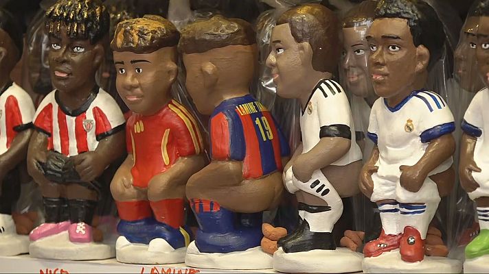 El caganer de Lamine Yamal, el més buscat a la Fira de Santa Llúcia