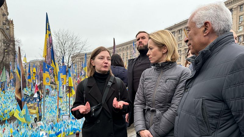 Costa y Kallas inician sus mandatos europeos desde Kiev | Ver