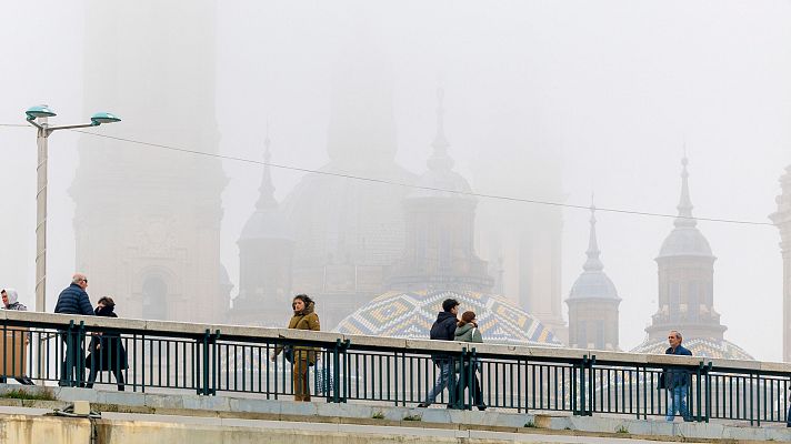 Nubosidad y lluvias débiles este lunes