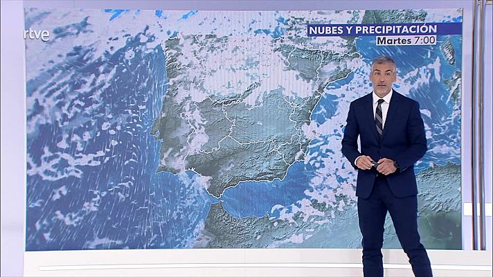 El tiempo - Nieblas densas y persistentes en el Ebro y nordeste peninsular. Intervalos de tramontana fuerte en Ampurdán