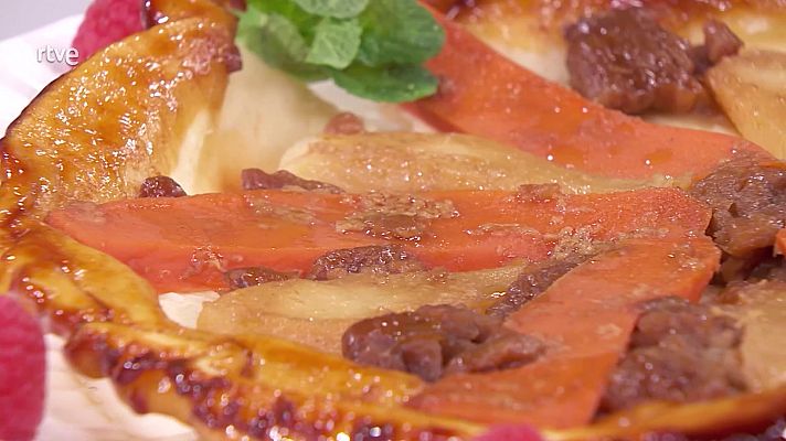 Saber vivir - Tarta de batata y pera