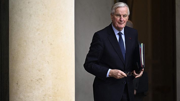 Telediario 1 - Una moción de censura derribará al Gobierno francés por primera vez en 60 años