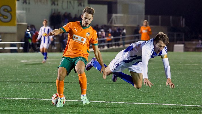 Copa del Rey | Ejea - Valencia. Resumen del partido y goles