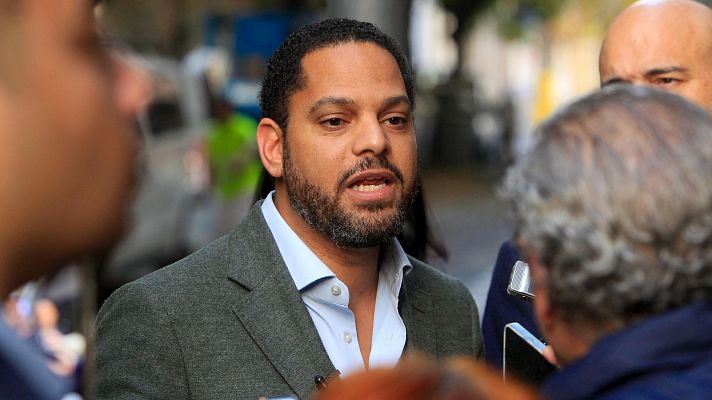 Telediario 2 - Vox suspende las negociaciones presupuestarias con el PP "tras su acercamiento" al PSOE en política migratoria