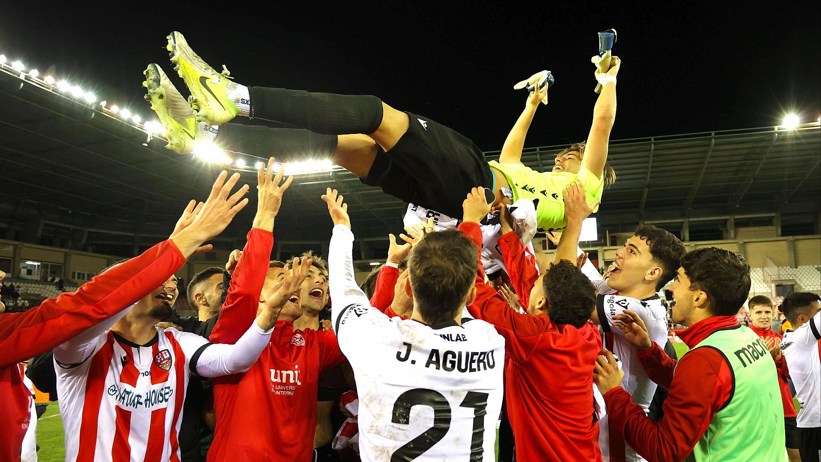 Pol Arnau, héroe inesperado del Logroñés en la Copa del Rey