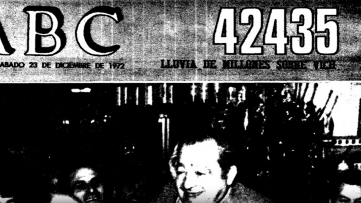 1972: el Gordo de la Lotería de Navidad fue el 42434