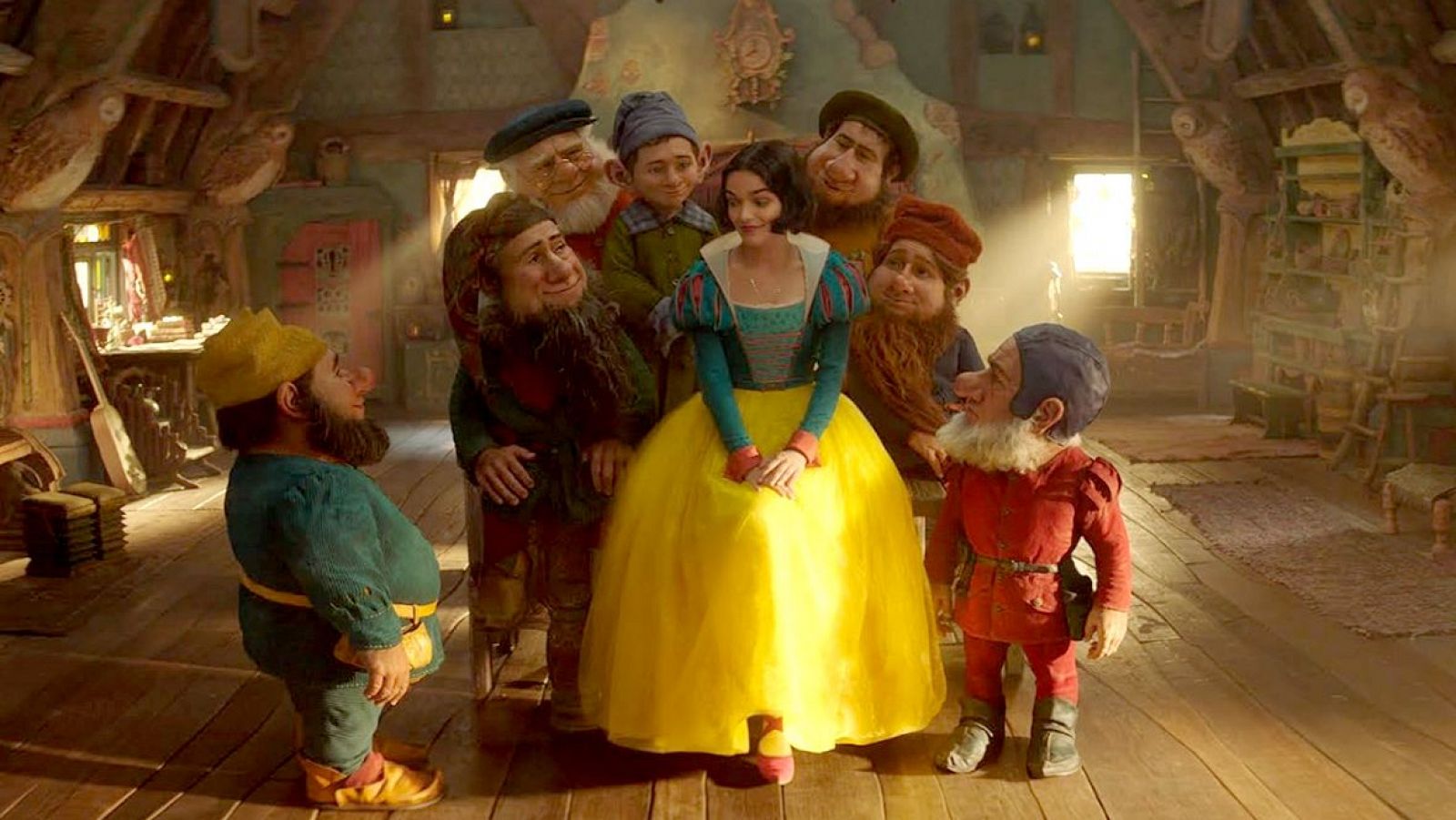 Polémica por los enanitos digitales de la nueva 'Blancanieves'