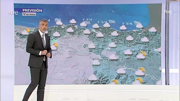 Tramontana fuerte y/o muy fuertes en Ampurdán y norte de Baleares, y de viento de componente este en Canarias