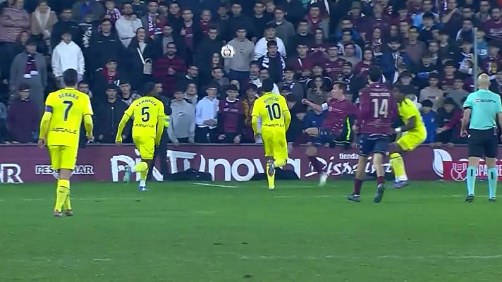 Copa del Rey - Copa del Rey. 2ª eliminatoria Pontevedra CF - Villarreal CF. Resumen