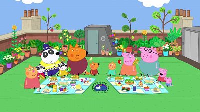 Roof top garden - Peppa Pig en inglés | Watch