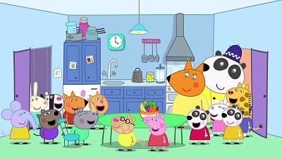 Todos de fiesta de pijamas - Peppa Pig | Ver