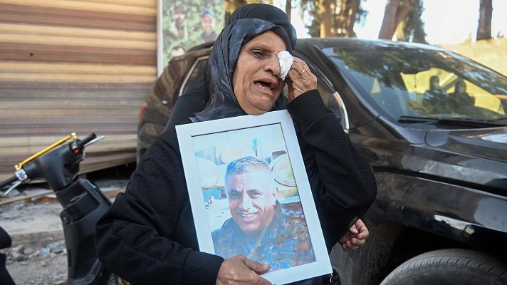 Exhuman fosas comunes en el sur del Líbano: "Nos han destruido"