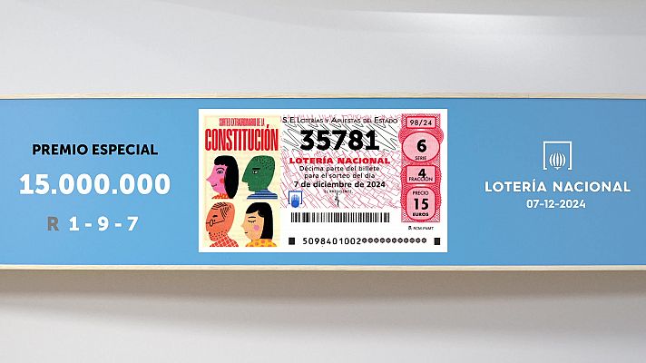 SELAE - Sorteo de la Lotería Nacional del 07/12/2024