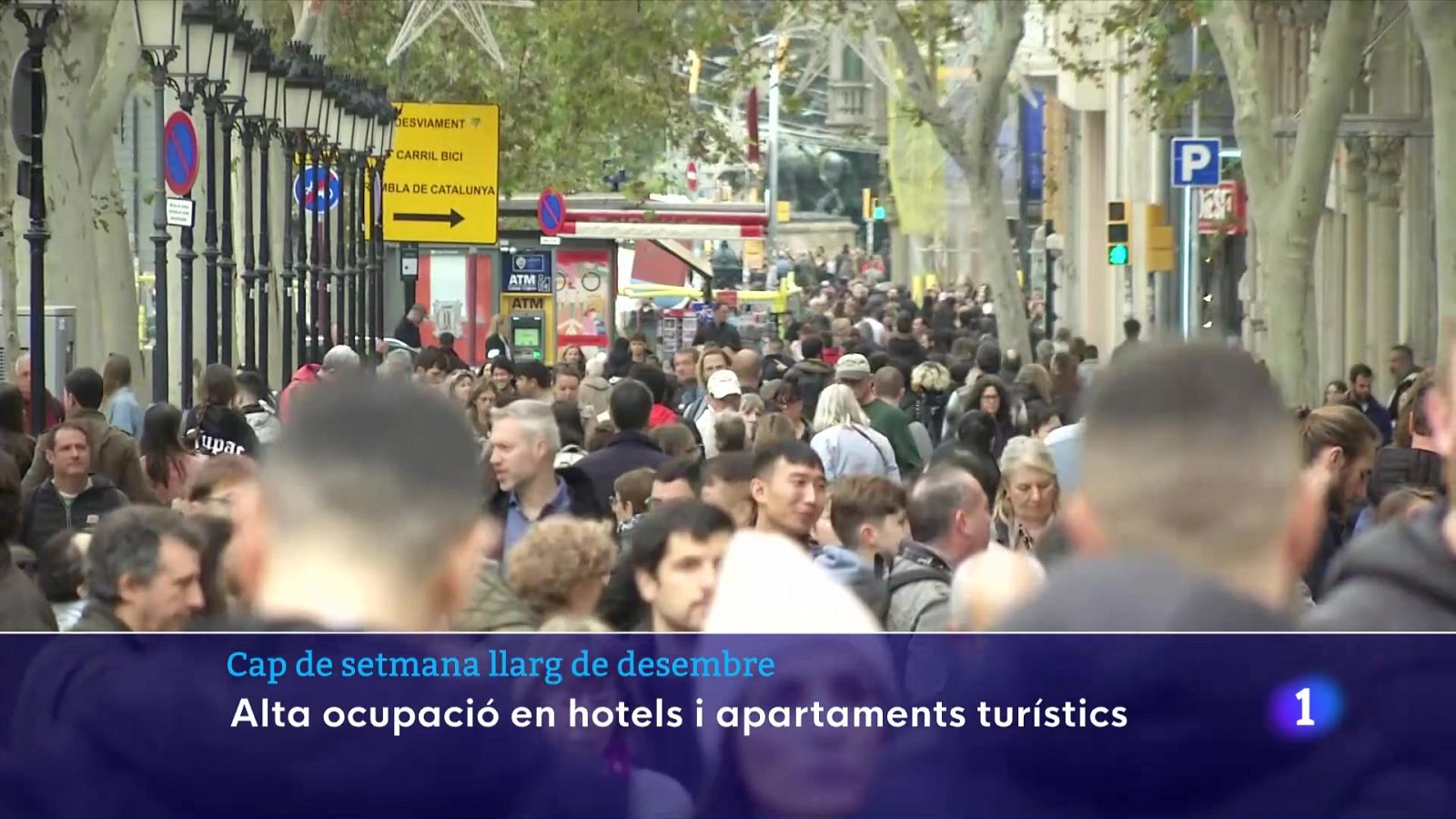 Alta ocupació en hotels i apartaments turístics de Barcelona pel cap de setmana llarg