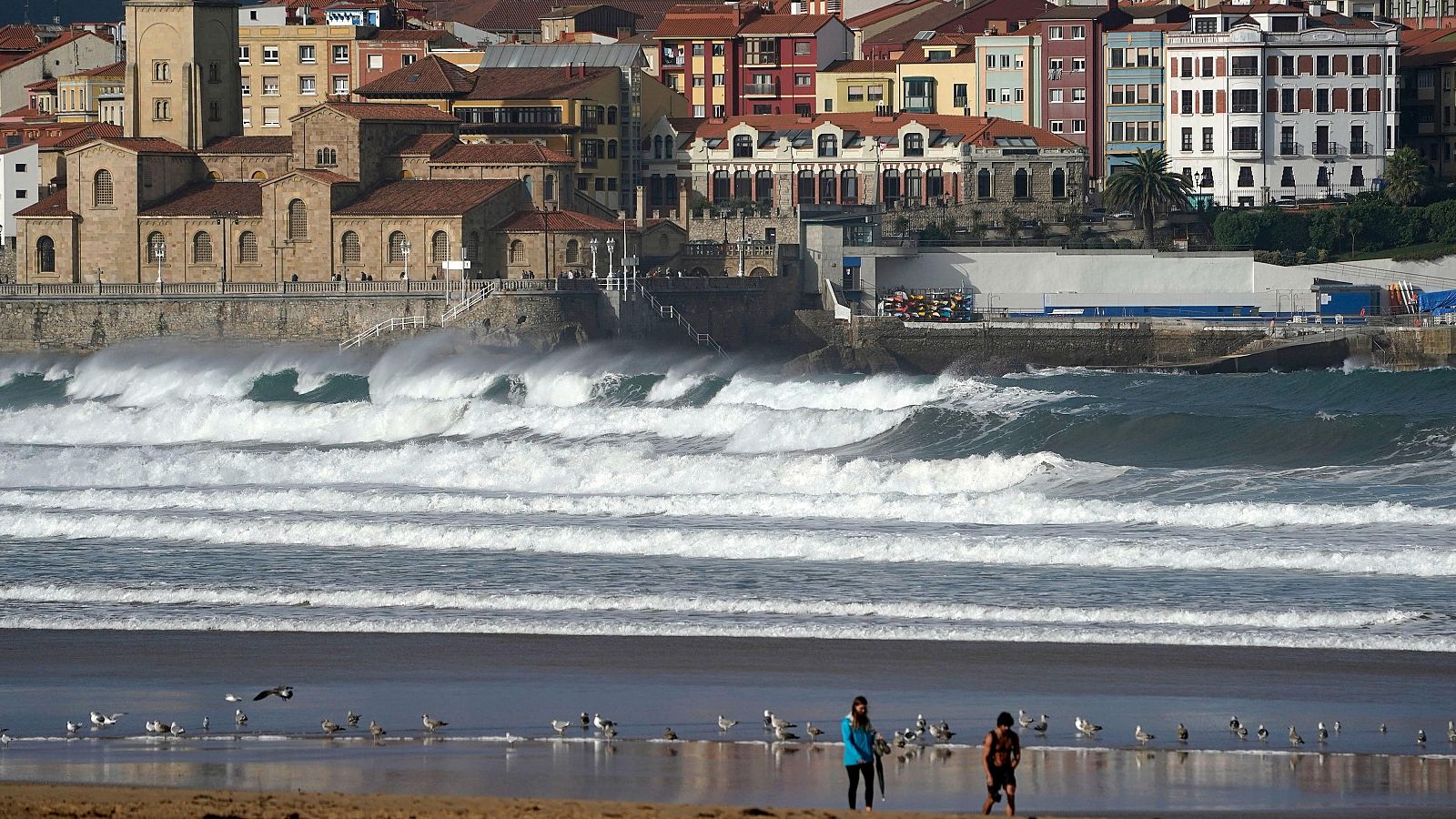 Temporal de nieve, viento y lluvia