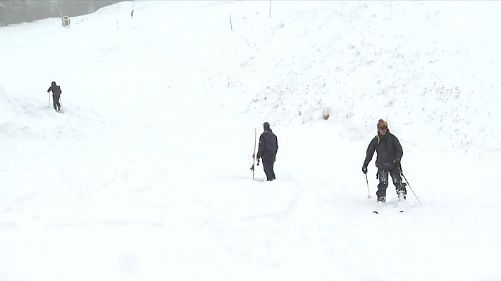 El Pirineu viu el primer temporal de neu, vent i fred de la temporada