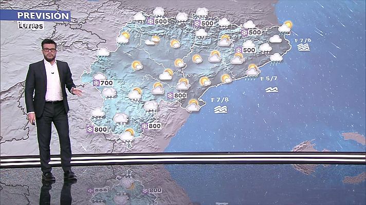 Descenso generalizado de las temperaturas y acusado en la Península y Baleares