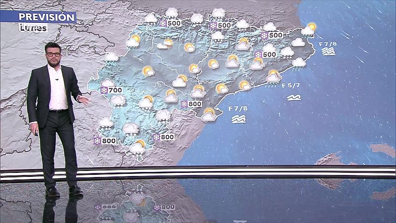 Descenso generalizado de las temperaturas y acusado en la Península y Baleares - ver ahora