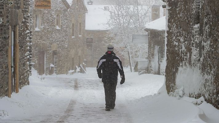 Ocho comunidades autónomas en alerta amarilla por fuertes nevadas