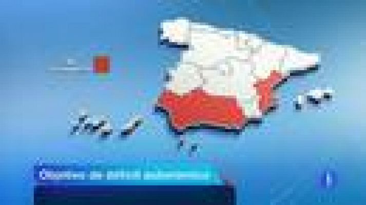 Telediario 1 - Números rojos de varias CCAA