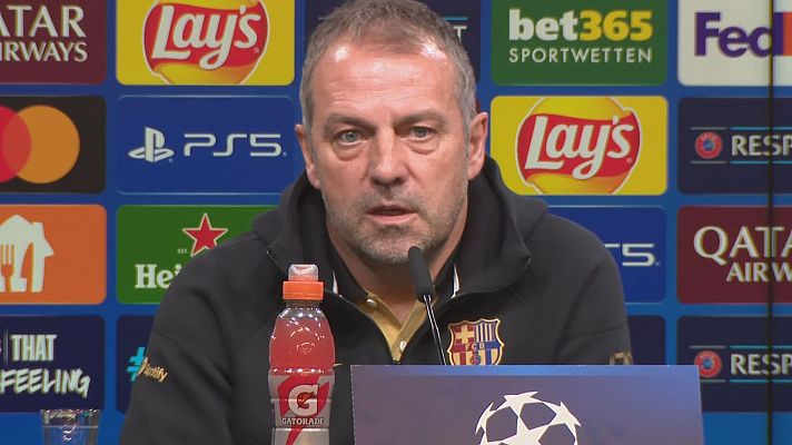 Flick, en la previa del Dortmund - Barça: "Es normal no estar siempre al 100%"