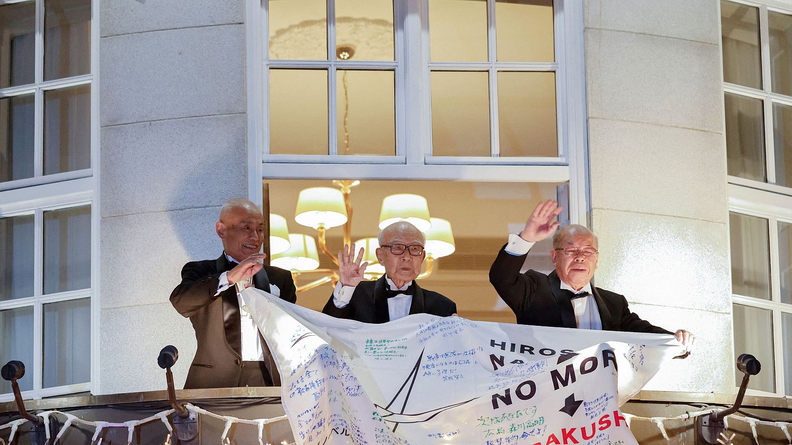 El colectivo antinuclear Nihon Hindankyo, premio Nobel de la Paz | Ver