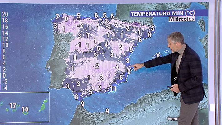 El tiempo - Chubascos ocasionalmente acompañados de tormenta en todo el área mediterránea